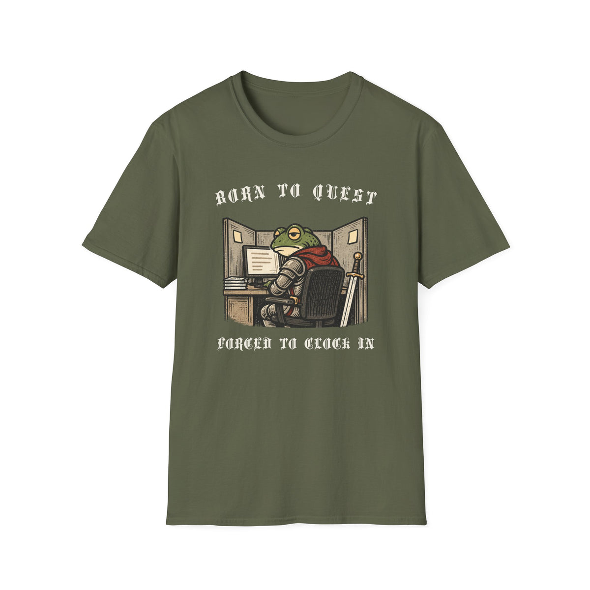 Born to Quest Frog Knight Tee