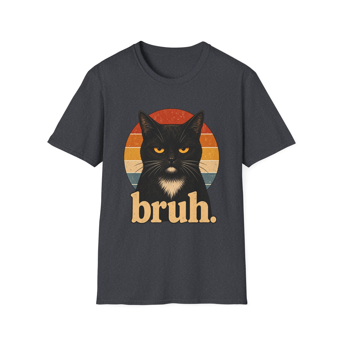 Bruh. Black Cat Tee