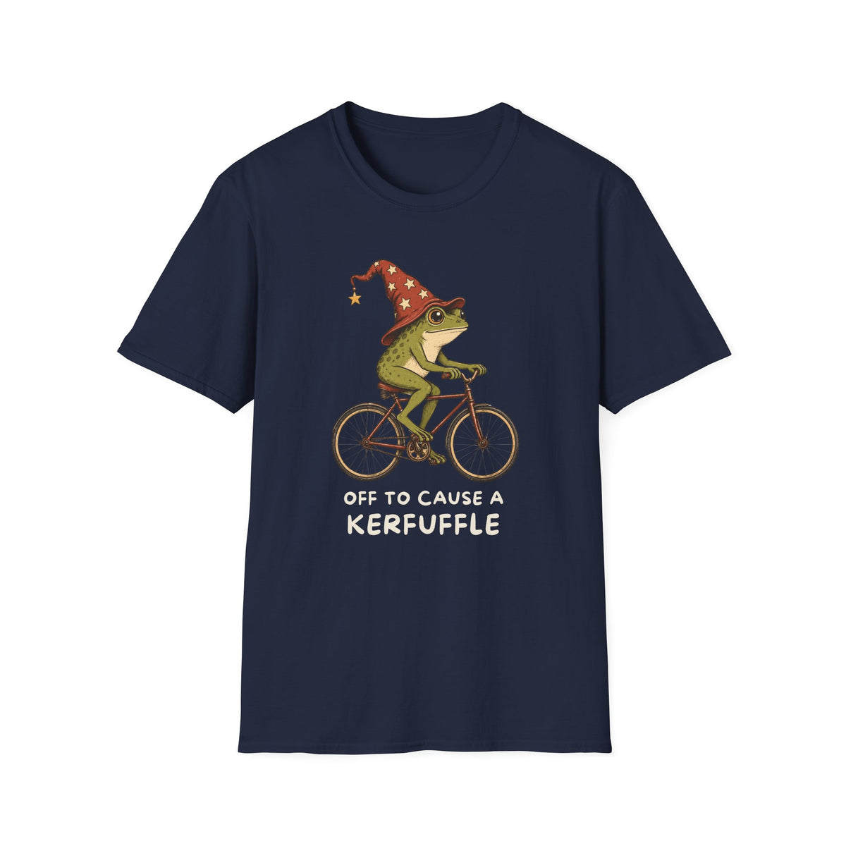 Off to Cause a Kerfuffle Frog Tee