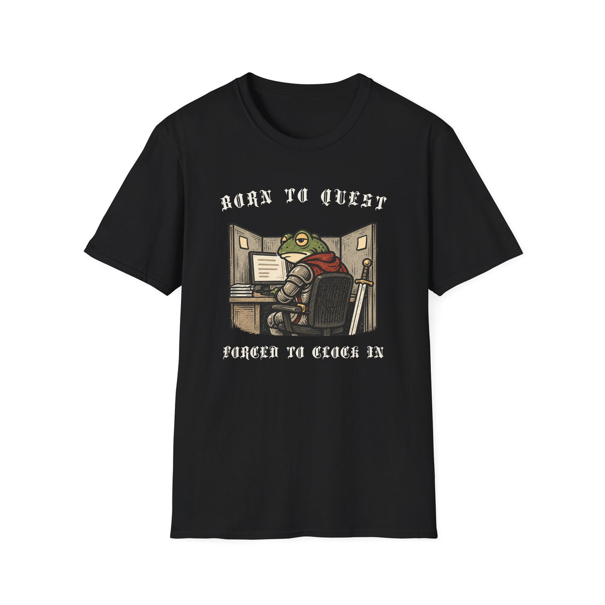 Born to Quest Frog Knight Tee
