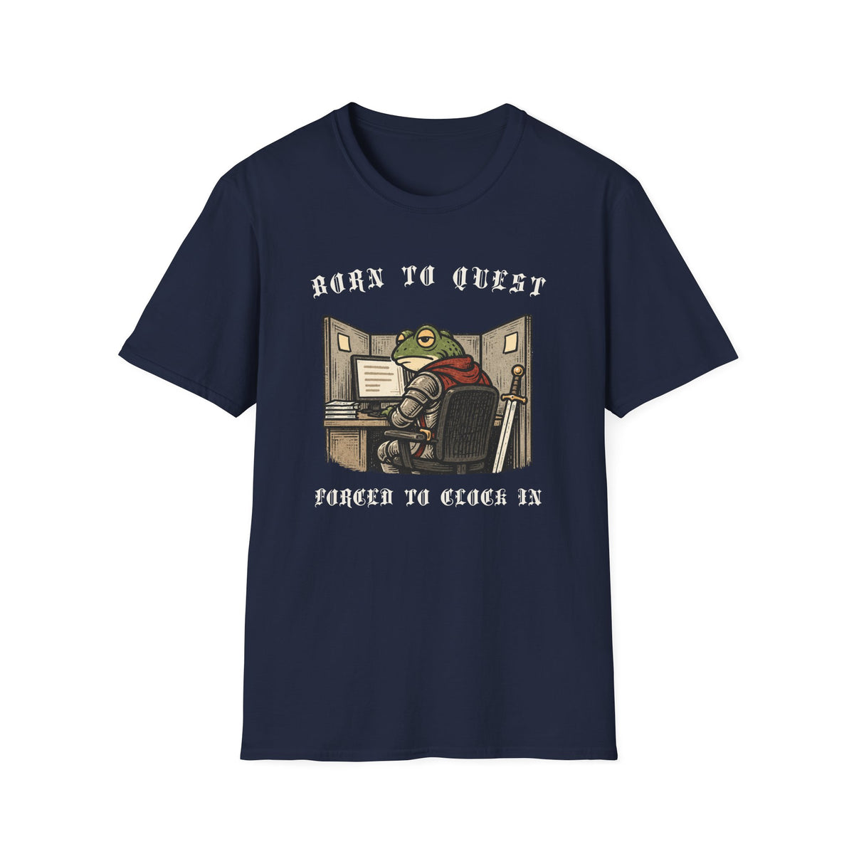 Born to Quest Frog Knight Tee