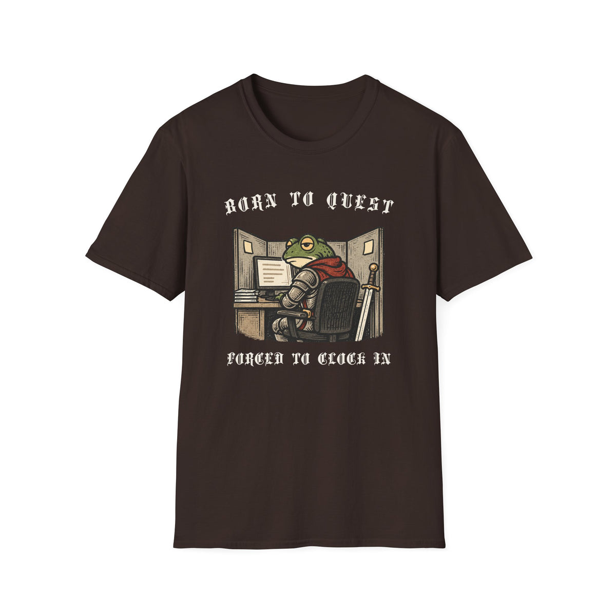 Born to Quest Frog Knight Tee